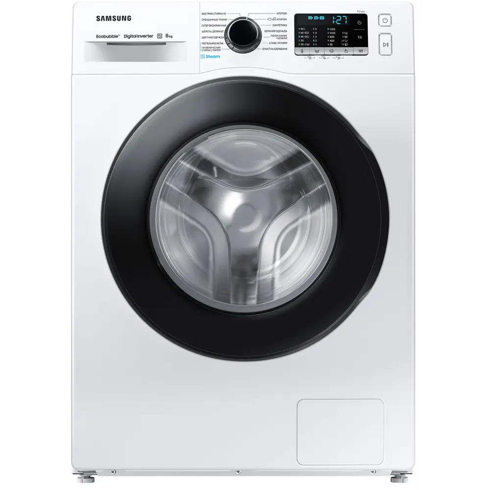Фото 6 Стиральная машина Samsung Ww80agas26aeld 60.2x85.2x45.2 см 8 кг цвет белый Фото 6 Стиральная машина Samsung Ww80agas26aeld 60.2x85.2x45.2 см 8 кг цвет белый