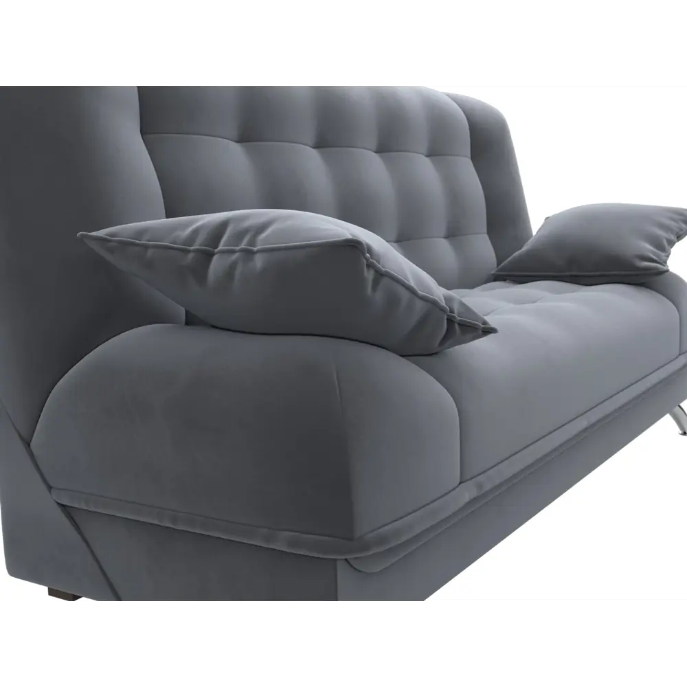 Фото 3 Диван-книжка Анна Лига диванов 102745 198x96x105 см велюр цвет серый Фото 3 Диван-книжка Анна Лига диванов 102745 198x96x105 см велюр цвет серый