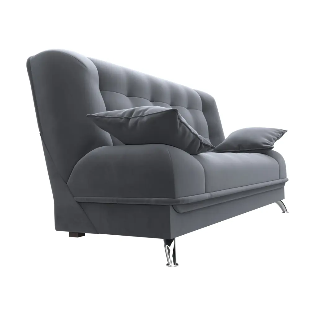 Фото 4 Диван-книжка Анна Лига диванов 102745 198x96x105 см велюр цвет серый Фото 4 Диван-книжка Анна Лига диванов 102745 198x96x105 см велюр цвет серый