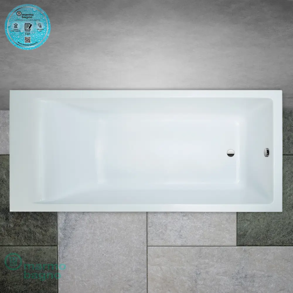 Фото 9 Прямоугольная ванна Marmo Bagno Алесса MB-ALN150-70 искусственный камень 150x70см Фото 9 Прямоугольная ванна Marmo Bagno Алесса MB-ALN150-70 искусственный камень 150x70см