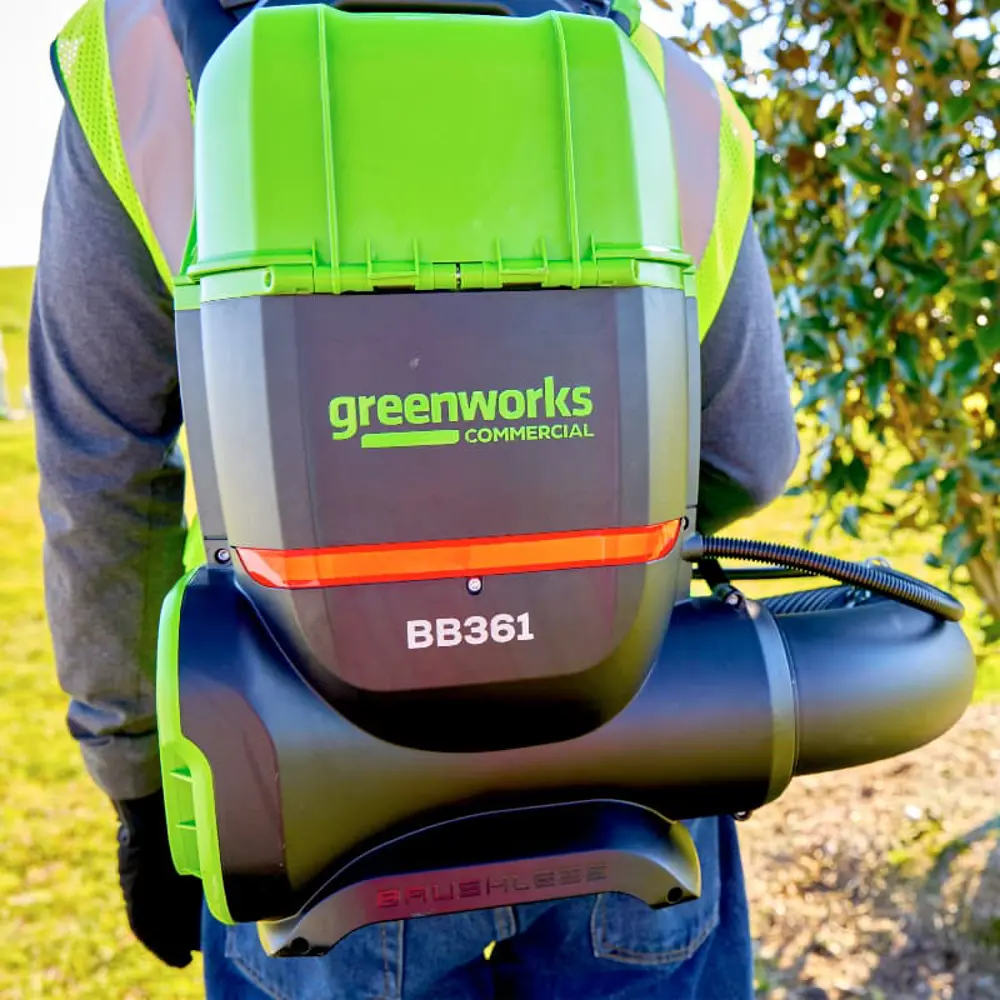 Фото 5 Воздуходувка садовая аккумуляторная Greenworks 2408307 82 В АКБ и ЗУ не в комплекте Фото 5 Воздуходувка садовая аккумуляторная Greenworks 2408307 82 В АКБ и ЗУ не в комплекте