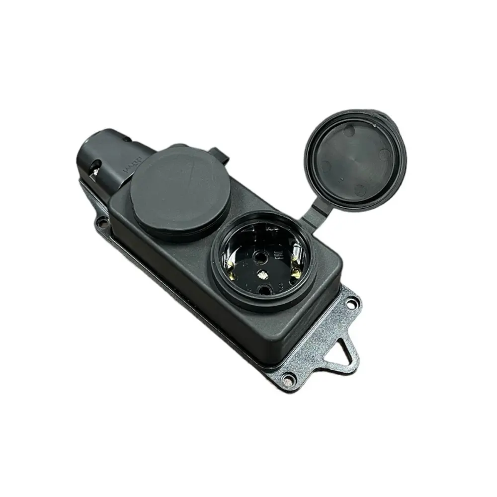 Фото 3 Удлинитель-шнур силовой Itok i-connect-SU-KG-215-2-44-50 2 розетки 2x1.5 мм 50 м 3500 Вт цвет черный Фото 3 Удлинитель-шнур силовой Itok i-connect-SU-KG-215-2-44-50 2 розетки 2x1.5 мм 50 м 3500 Вт цвет черный