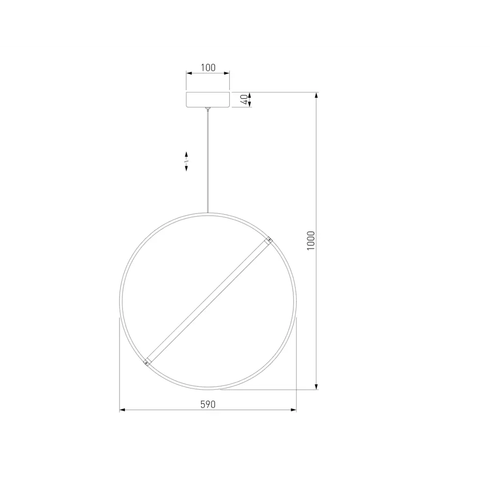 Фото 4 Светильник подвесной светодиодный EUROSVET Element 2 м² изменение оттенков белого свет цвет хром Фото 4 Светильник подвесной светодиодный EUROSVET Element 2 м² изменение оттенков белого свет цвет хром