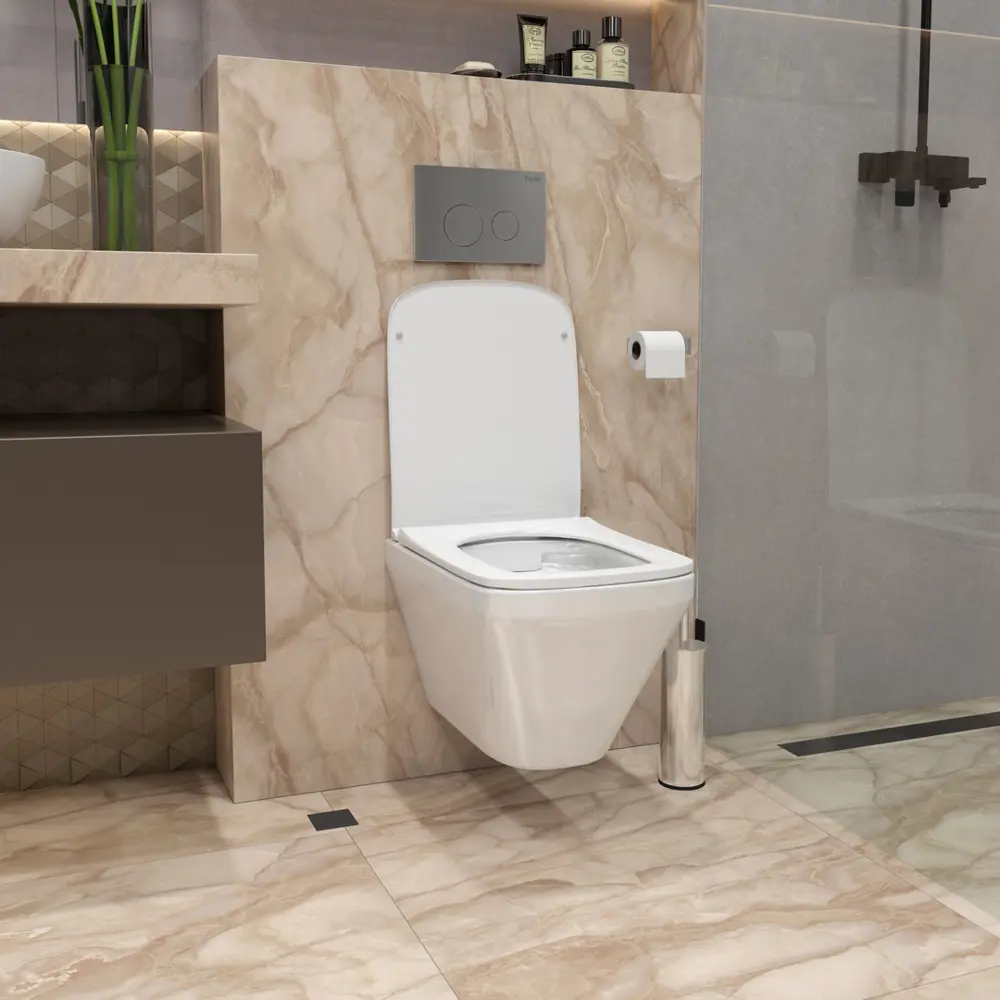 Фото 13 Комплект Teymi T70777 5 в 1: Инсталляция Aina 52, клавиша смыва Aina хром, подвесной унитаз с микролифтом Kati, крепеж Фото 13 Комплект Teymi T70777 5 в 1: Инсталляция Aina 52, клавиша смыва Aina хром, подвесной унитаз с микролифтом Kati, крепеж