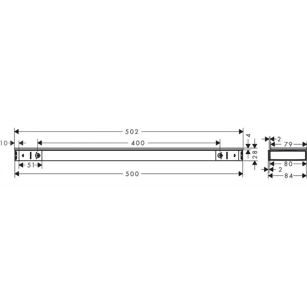 Фото 2 Полка для ванной комнаты Hansgrohe Rainfinity Shelf 26844000, латунь, 50.2x50 см Фото 2 Полка для ванной комнаты Hansgrohe Rainfinity Shelf 26844000, латунь, 50.2x50 см