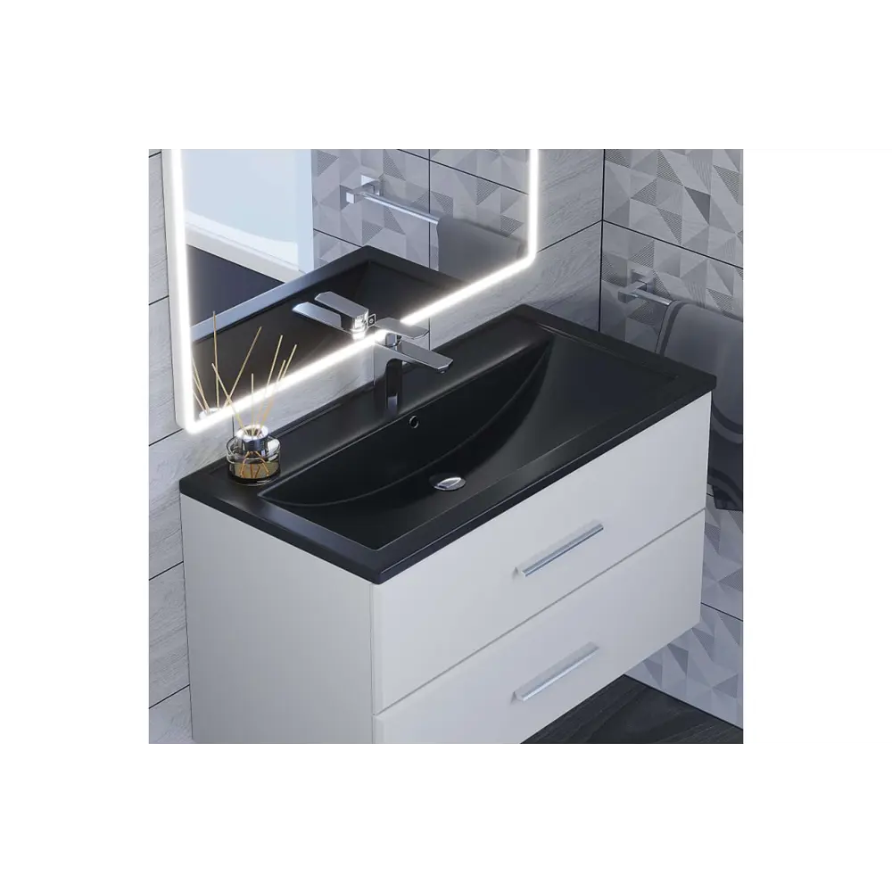 Фото 4 Раковина встраиваемая Uperwood Foster Quartz 291030038 80см Фото 4 Раковина встраиваемая Uperwood Foster Quartz 291030038 80см