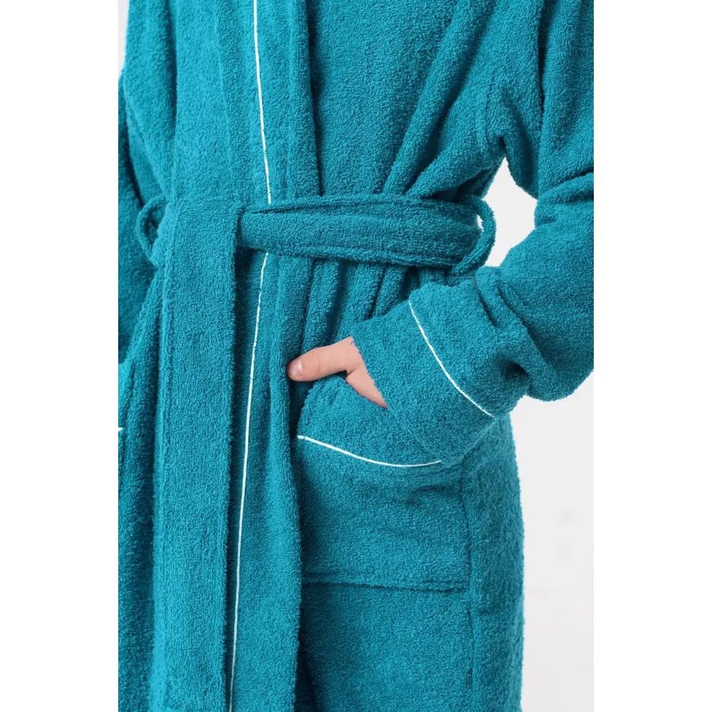 Фото 4 Банный халат Everliness 402-134-Б размер 9 лет цвет разноцветный