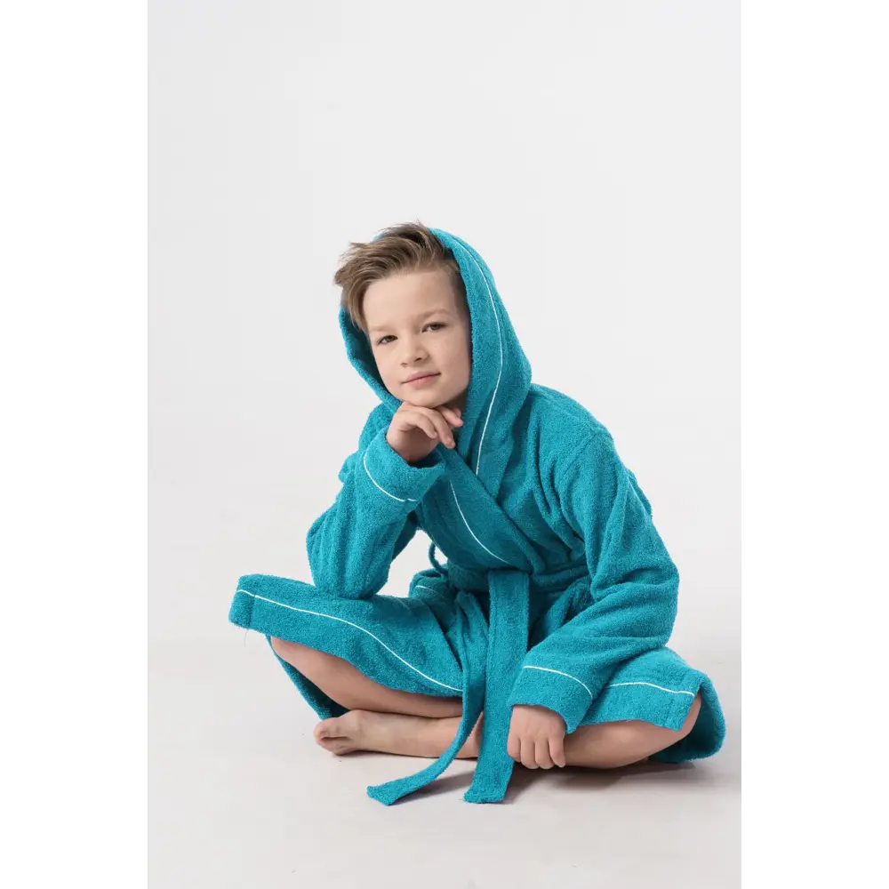 Фото 6 Банный халат Everliness 402-134-Б размер 9 лет цвет разноцветный