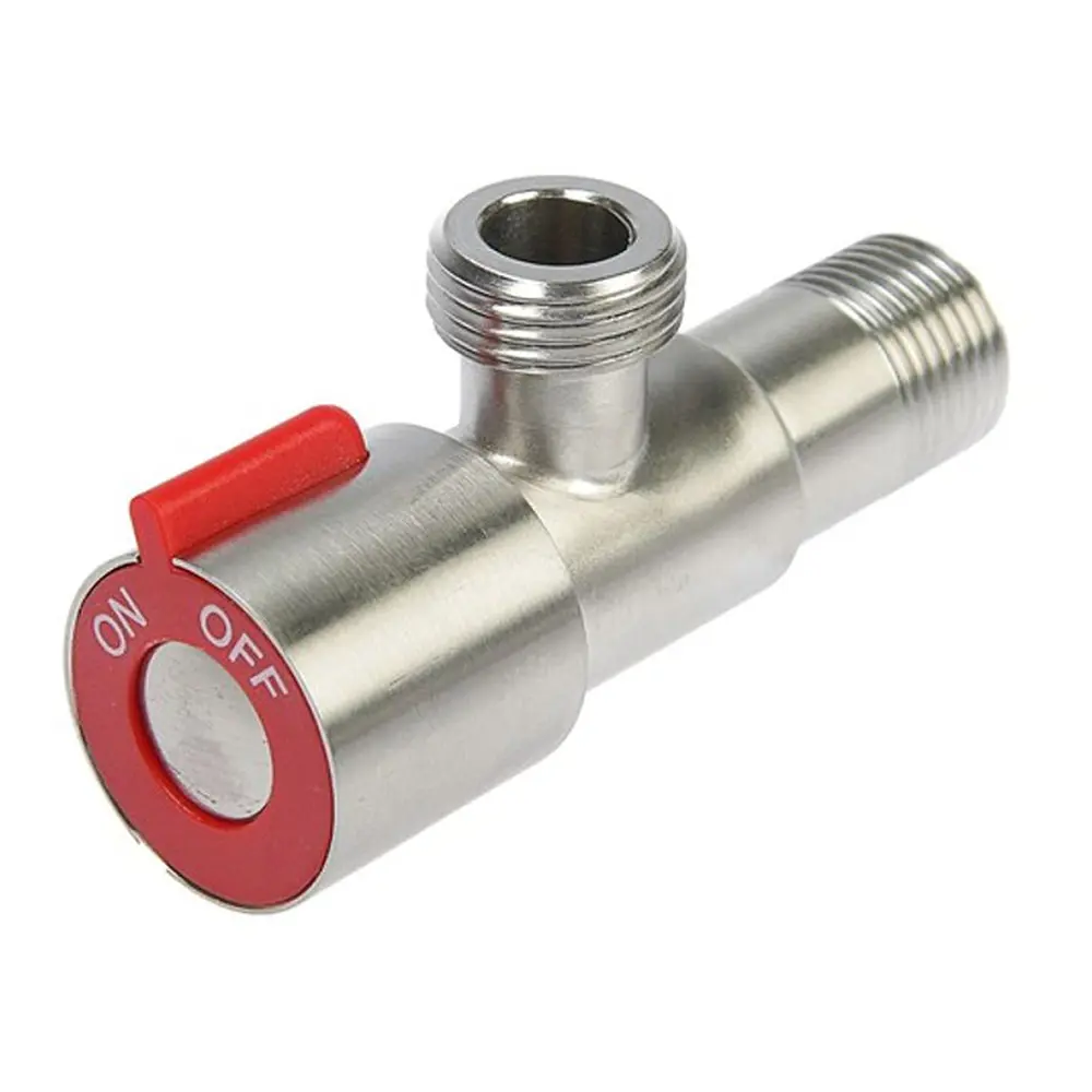 Фото 4 Кран шаровой угловой СТМ CASB1212 DN15 PN16 1/2" НР нержавеющая сталь ручка флажок Фото 4 Кран шаровой угловой СТМ CASB1212 DN15 PN16 1/2" НР нержавеющая сталь ручка флажок