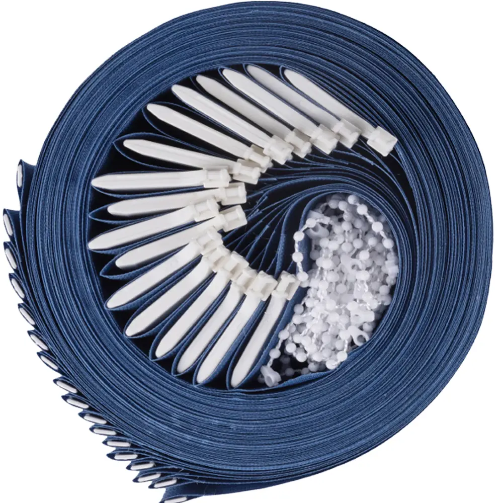 Фото Лемали для вертикальных жалюзи Унистайл LAMSINIY200280, высота 280 см, 25 штцвет синий