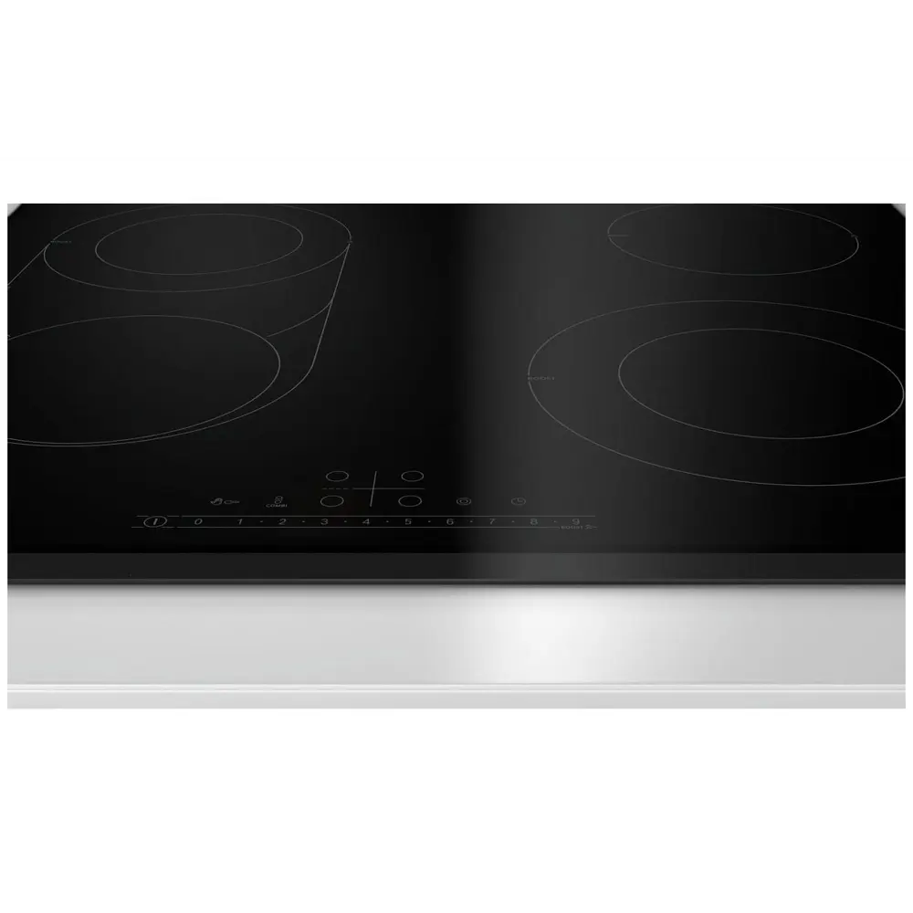 Фото 3 Электрическая варочная панель Bosch PKM651FP2E 59.2 см 4 конфорки цвет черный 401569 Фото 3 Электрическая варочная панель Bosch PKM651FP2E 59.2 см 4 конфорки цвет черный 401569