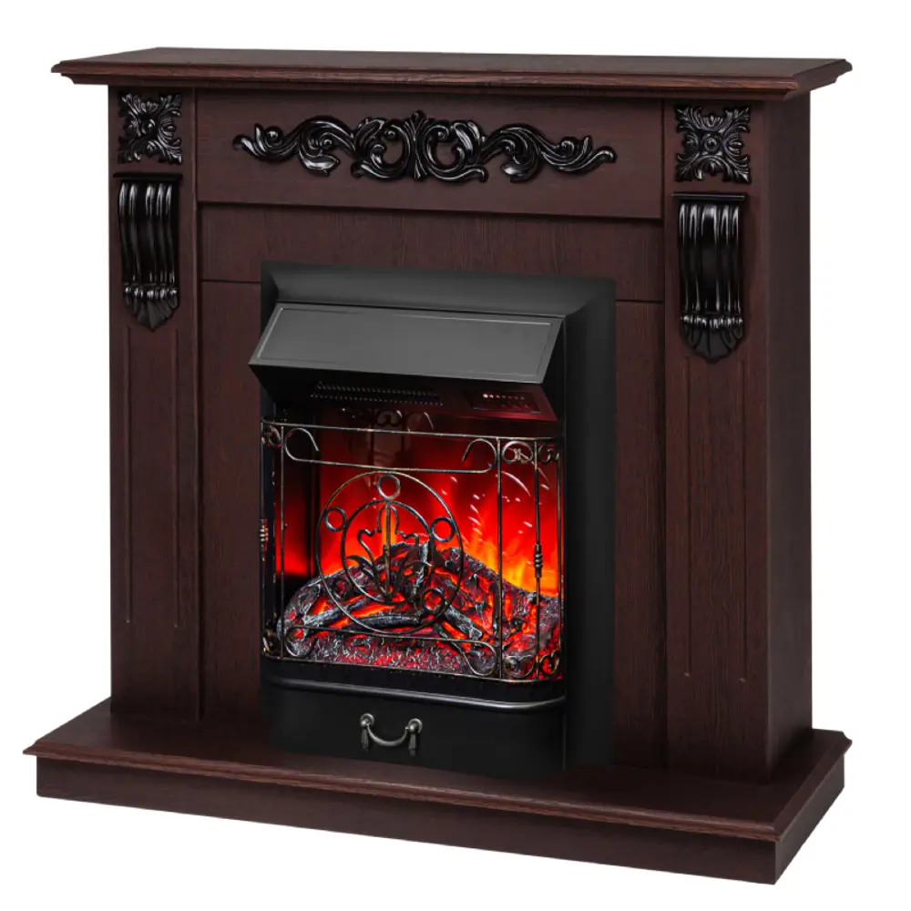 Фото 2 Каминокомплект Realflame Dominica Corner с очагом Majestic Lux BL 1500Вт орех Фото 2 Каминокомплект Realflame Dominica Corner с очагом Majestic Lux BL 1500Вт орех