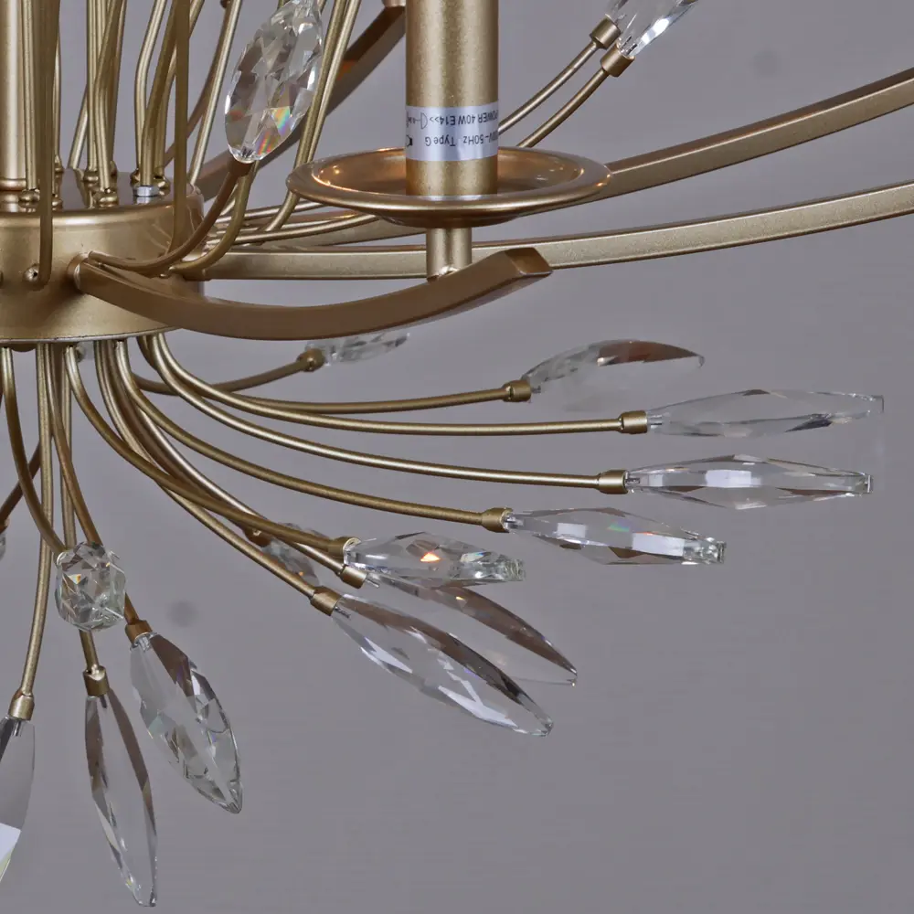 Фото 7 Люстра подвесная Reluce Нет 02373-0.4-08 copper 8 лампа 16 м² цвет золото Фото 7 Люстра подвесная Reluce Нет 02373-0.4-08 copper 8 лампа 16 м² цвет золото