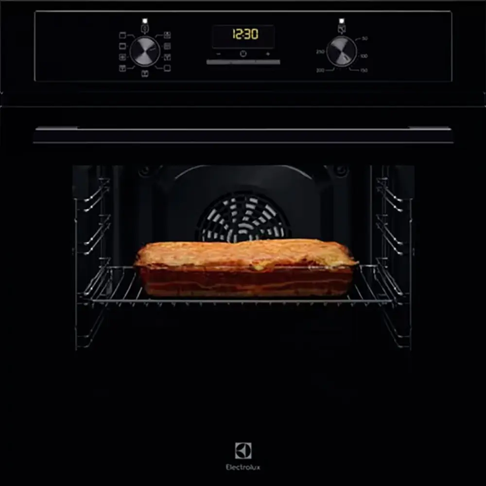 Фото 2 Электрический встраиваемый духовой шкаф Electrolux EOF3H50BK 59.5x58.9x56 см цвет черный Фото 2 Электрический встраиваемый духовой шкаф Electrolux EOF3H50BK 59.5x58.9x56 см цвет черный