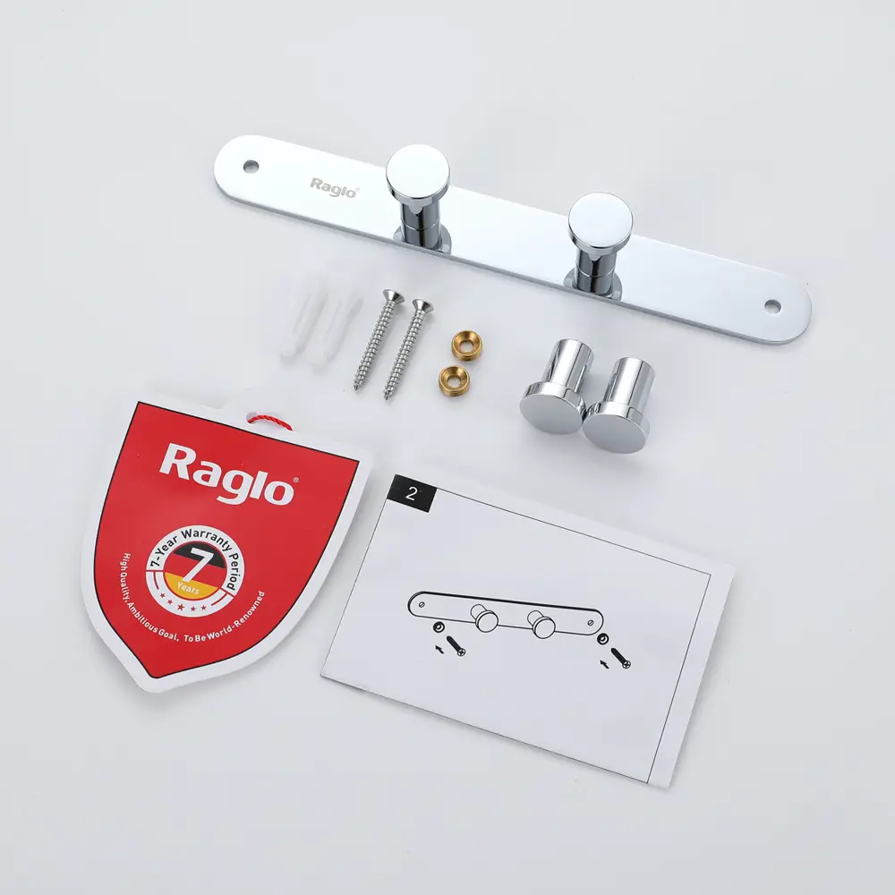 Фото 8 Крючок для полотенец Raglo R300.054 четвертной цвет хром Фото 8 Крючок для полотенец Raglo R300.054 четвертной цвет хром