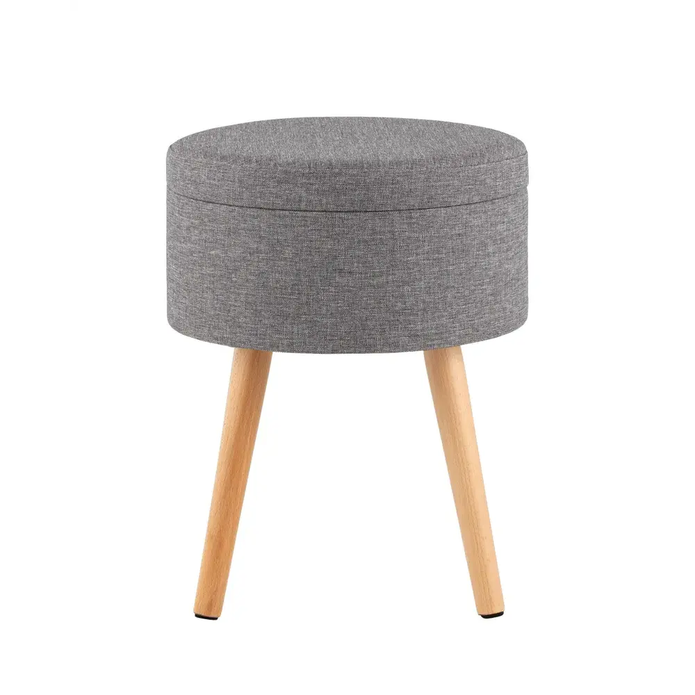 Фото 3 Пуф рогожка Stool Group Store Woody HS-WL14 V18, 36x45 см, цвет серый Фото 3 Пуф рогожка Stool Group Store Woody HS-WL14 V18, 36x45 см, цвет серый