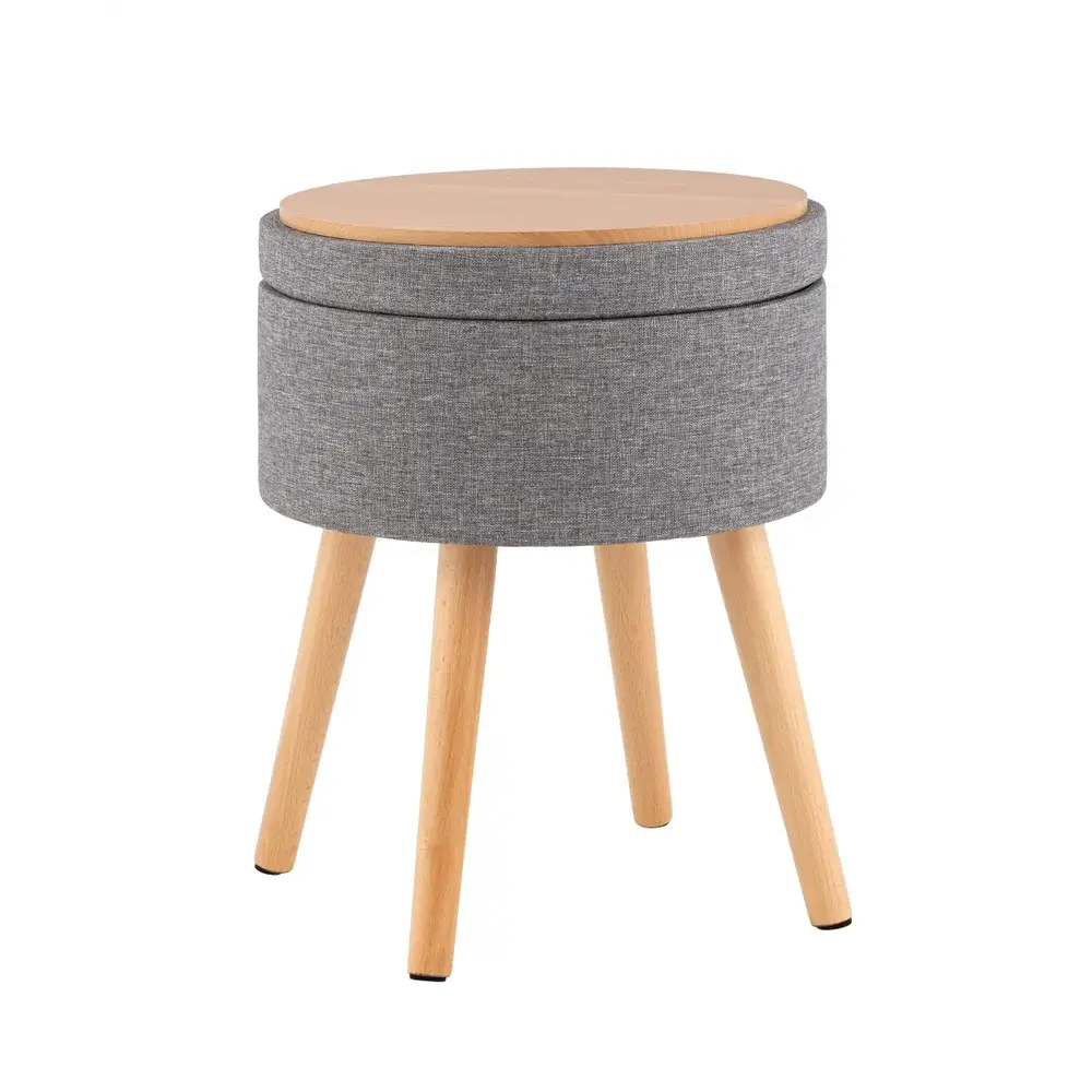 Фото Пуф рогожка Stool Group Store Woody HS-WL14 V18, 36x45 см, цвет серый Фото Пуф рогожка Stool Group Store Woody HS-WL14 V18, 36x45 см, цвет серый