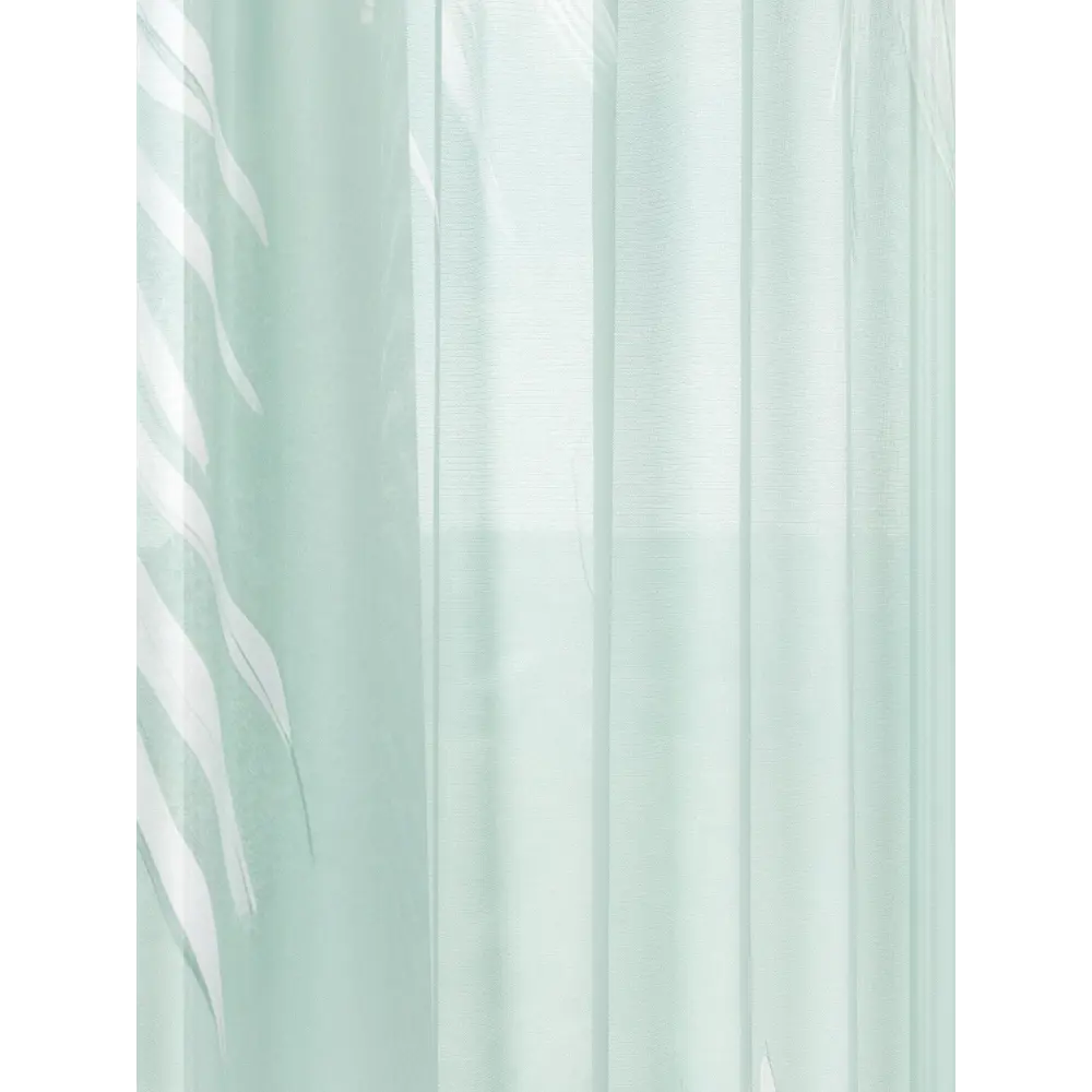 Фото 4 Тюль Comfy way Олион - 38 CW991038-250 на шторной ленте 250x450 см цвет зеленый