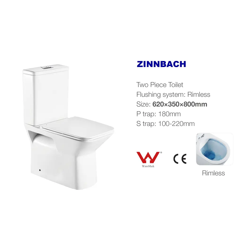 Фото 3 Унитаз Weltwasser zinnbach 001 GL-WT напольный безободковый, с сиденьем микролифт цвет белый Фото 3 Унитаз Weltwasser zinnbach 001 GL-WT напольный безободковый, с сиденьем микролифт цвет белый