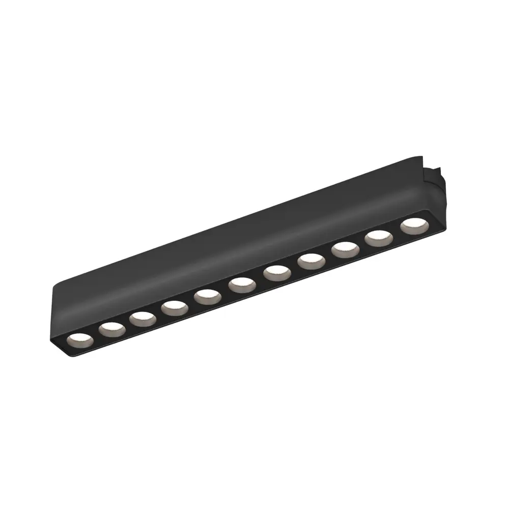 Фото 4 Трековый светильник линейный светодиодный Denkirs Dk5335-bk 12 Вт однофазный 2 м² цвет черный Фото 4 Трековый светильник линейный светодиодный Denkirs Dk5335-bk 12 Вт однофазный 2 м² цвет черный