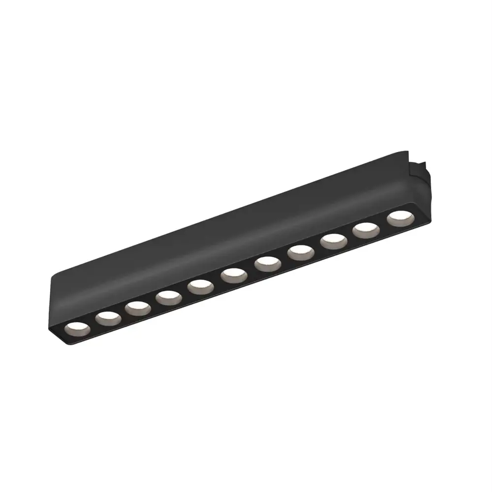 Фото 2 Трековый светильник линейный светодиодный Denkirs Dk5335-bk 12 Вт однофазный 2 м² цвет черный Фото 2 Трековый светильник линейный светодиодный Denkirs Dk5335-bk 12 Вт однофазный 2 м² цвет черный
