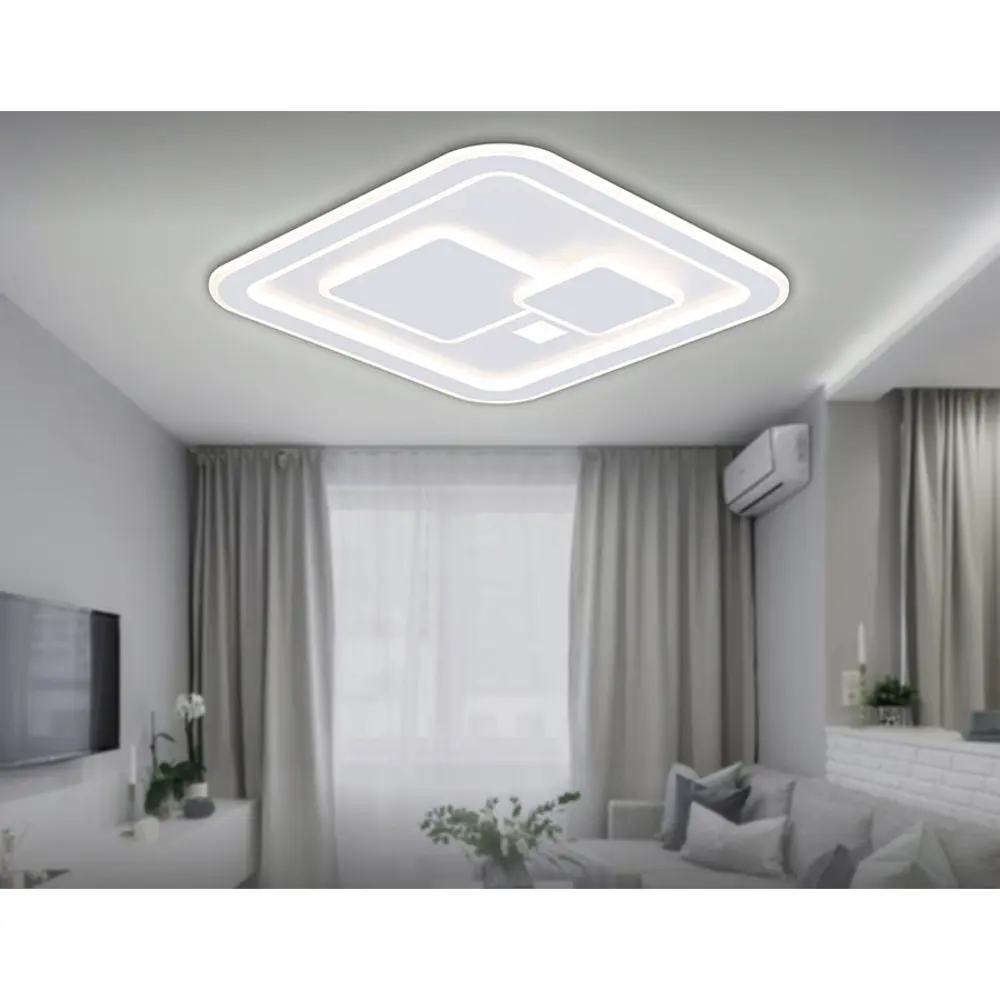 Фото 9 Светильник настенно-потолочный светодиодный Ambrella light FA7712 2 м² нейтральный белый свет цвет белый Фото 9 Светильник настенно-потолочный светодиодный Ambrella light FA7712 2 м² нейтральный белый свет цвет белый