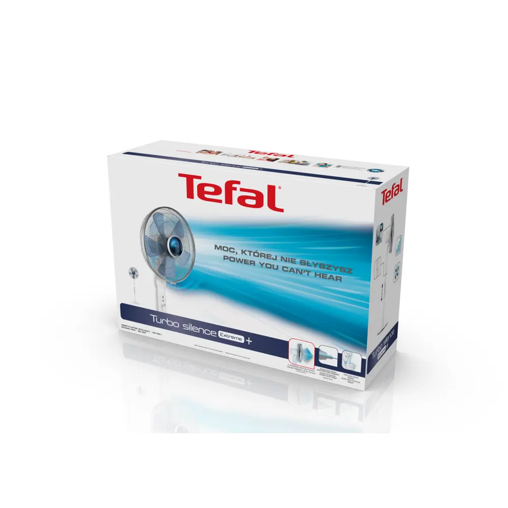 Фото 3 Вентилятор напольный Tefal Turbo Silence Extreme VF5840F0 70 Вт 40 см цвет белый Фото 3 Вентилятор напольный Tefal Turbo Silence Extreme VF5840F0 70 Вт 40 см цвет белый