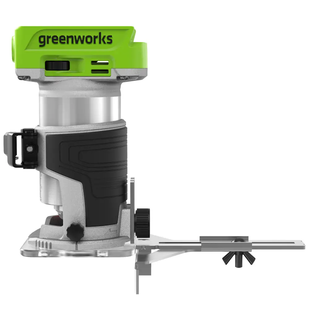 Фото 8 Фрезер аккумуляторный кромочный бесщеточный Greenworks G24RO НСК, 24 В Li-Ion без АКБ и ЗУ Фото 8 Фрезер аккумуляторный кромочный бесщеточный Greenworks G24RO НСК, 24 В Li-Ion без АКБ и ЗУ