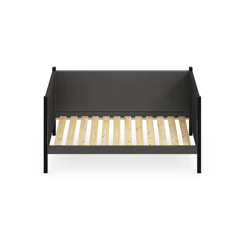 Фото 3 Кровать Solarius Тахта реечное основание 110 x 101 x 200 см дерево цвет темно-серый;черный оникс Фото 3 Кровать Solarius Тахта реечное основание 110 x 101 x 200 см дерево цвет темно-серый;черный оникс