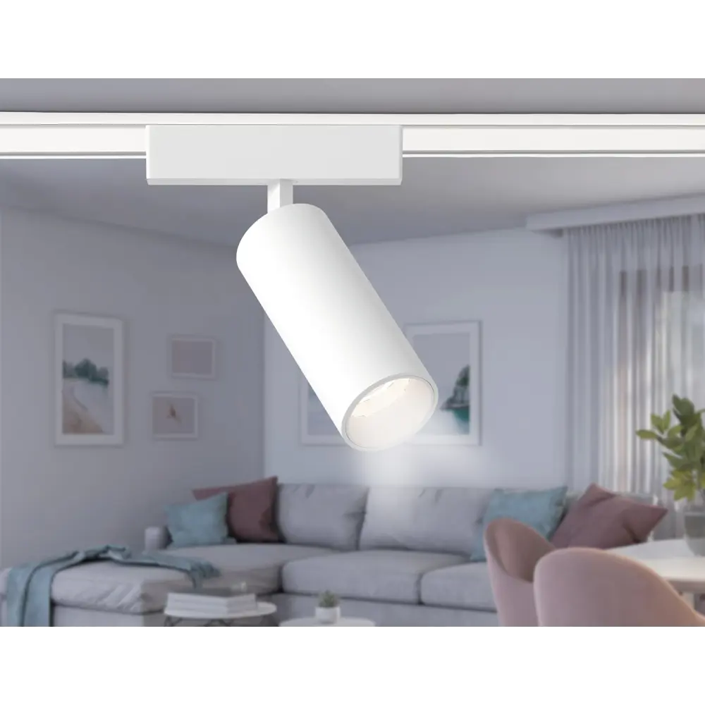 Фото 3 Трековый светильник спот светодиодный Ambrella light Ambr_gv1515 18 Вт магнитный нейтральный белый свет цвет белый Фото 3 Трековый светильник спот светодиодный Ambrella light Ambr_gv1515 18 Вт магнитный нейтральный белый свет цвет белый