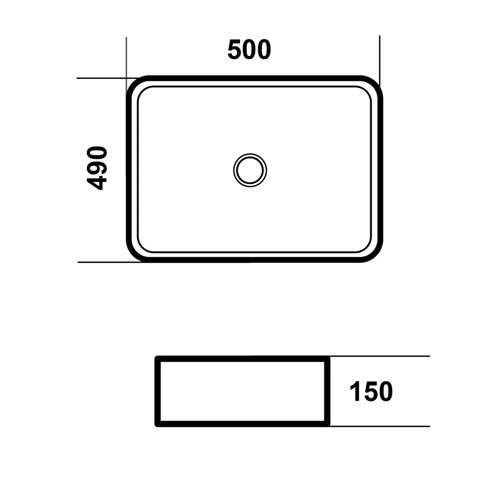 Фото 9 Раковина Keramastar montale KR013021 50см цвет белый