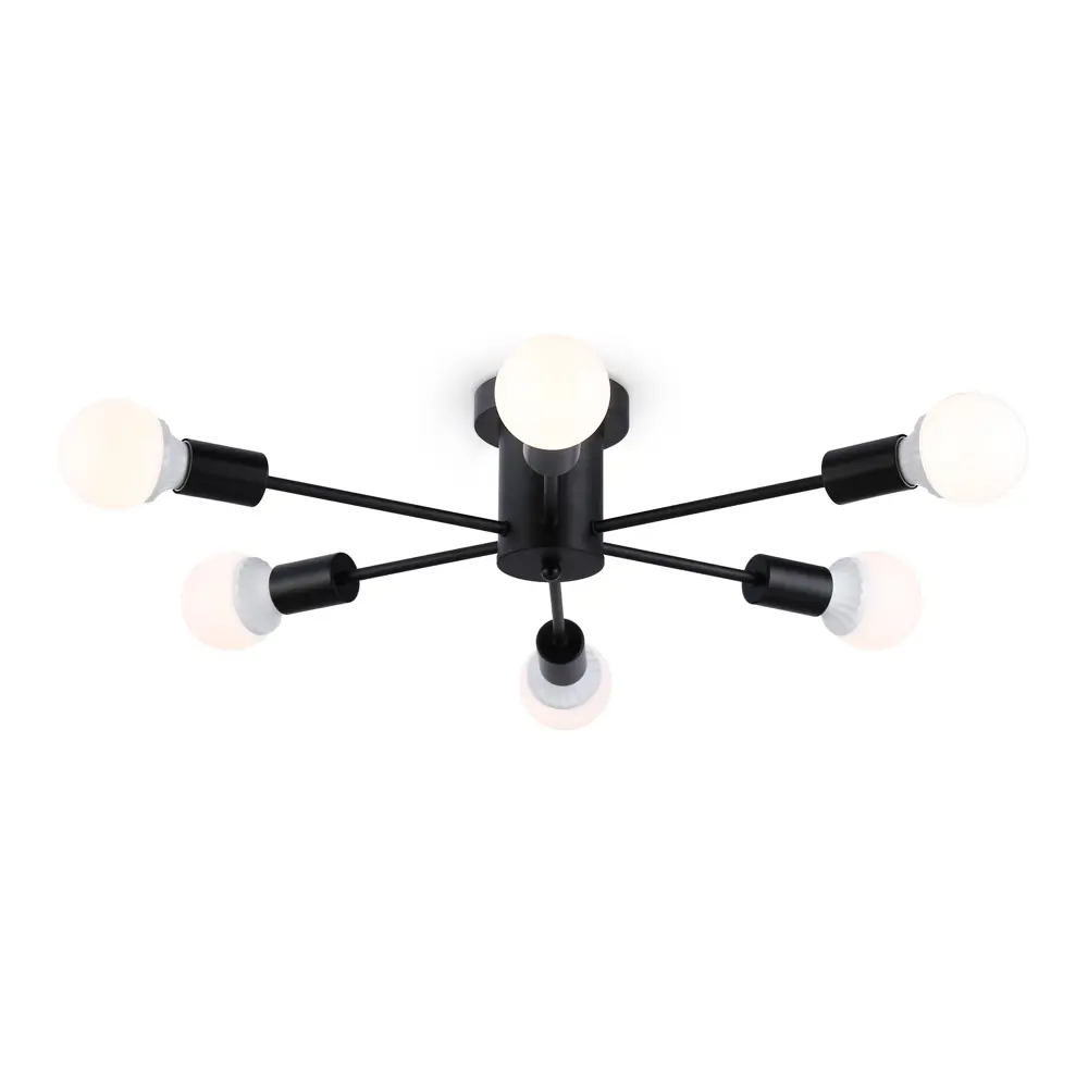 Фото 2 Люстра потолочная светодиодная Ambrella light Tr80402 12 м² нейтральный белый свет цвет черный Фото 2 Люстра потолочная светодиодная Ambrella light Tr80402 12 м² нейтральный белый свет цвет черный
