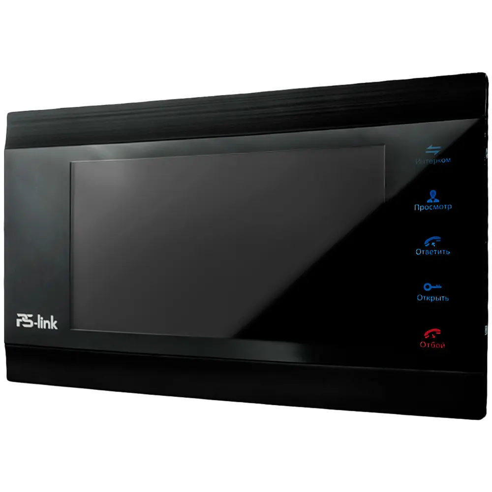 Фото 2 Комплект видеодомофона Ps-link KIT-7621BS-28 7" цвет чёрный Фото 2 Комплект видеодомофона Ps-link KIT-7621BS-28 7" цвет чёрный