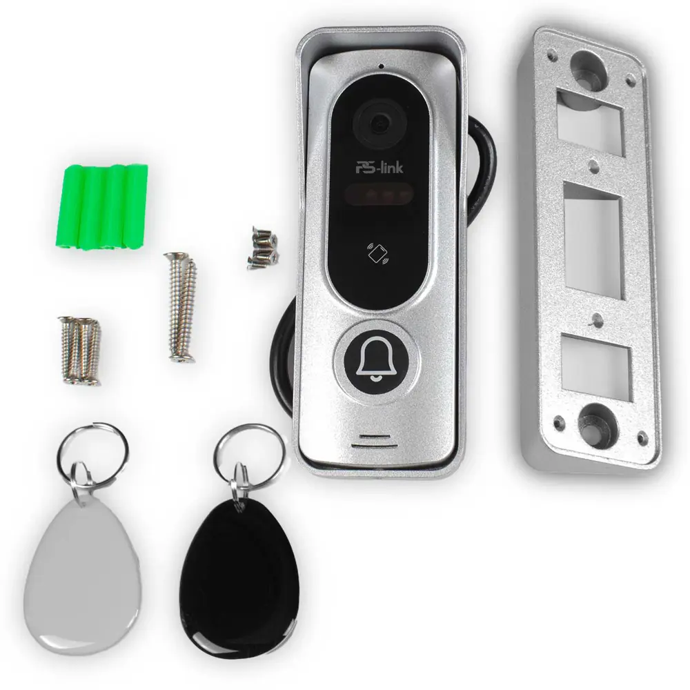 Фото 7 Комплект видеодомофона Ps-link KIT-7621BS-28 7" цвет чёрный Фото 7 Комплект видеодомофона Ps-link KIT-7621BS-28 7" цвет чёрный