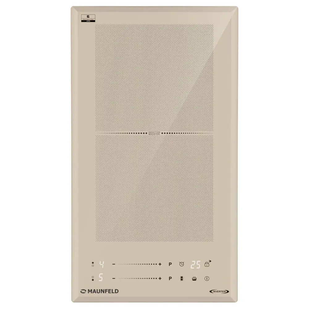 Фото Индукционная варочная панель Maunfeld CVI292S2FBG LUX Inverter 29 см 2 конфорки цвет бежевый Фото Индукционная варочная панель Maunfeld CVI292S2FBG LUX Inverter 29 см 2 конфорки цвет бежевый