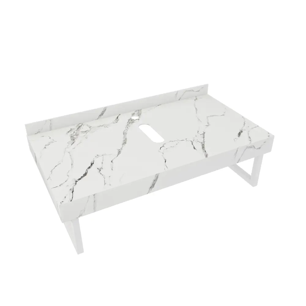 Фото 5 Комплект TEYMI Helmi F14023 Столешница керамогранитная 90 см белый мрамор с раковиной Mini 24 кронштейны 2 шт. белые Фото 5 Комплект TEYMI Helmi F14023 Столешница керамогранитная 90 см белый мрамор с раковиной Mini 24 кронштейны 2 шт. белые