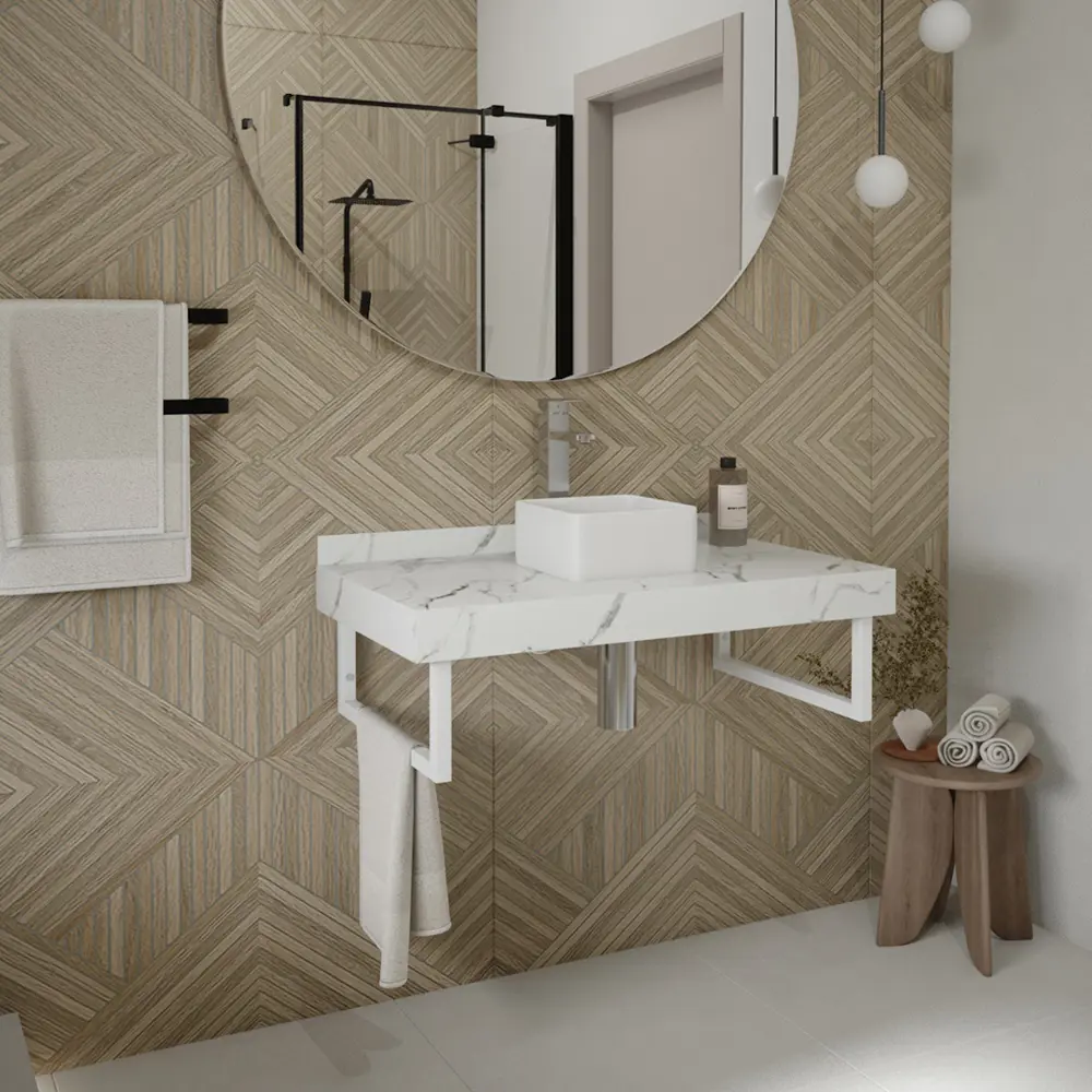 Фото 3 Комплект TEYMI Helmi F14023 Столешница керамогранитная 90 см белый мрамор с раковиной Mini 24 кронштейны 2 шт. белые Фото 3 Комплект TEYMI Helmi F14023 Столешница керамогранитная 90 см белый мрамор с раковиной Mini 24 кронштейны 2 шт. белые