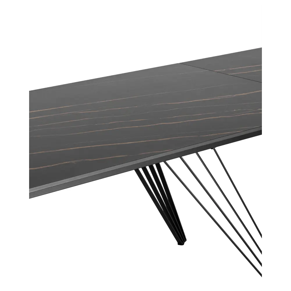 Фото 3 Кухонный стол прямоугольный Stool group Пандора керамика 180x180 см керамика цвет керамика темная Фото 3 Кухонный стол прямоугольный Stool group Пандора керамика 180x180 см керамика цвет керамика темная