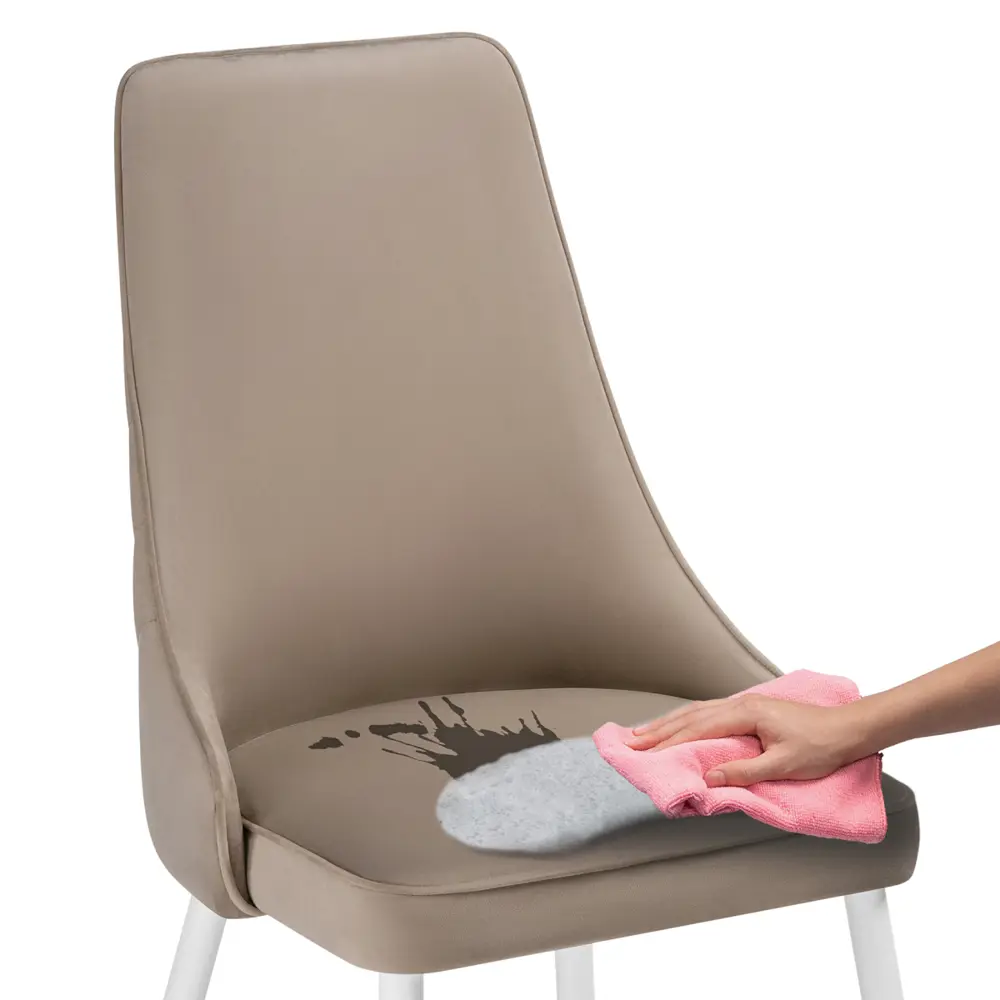 Фото 8 Стул Notta 553583 45x95x50 см велюр цвет бежевый Фото 8 Стул Notta 553583 45x95x50 см велюр цвет бежевый