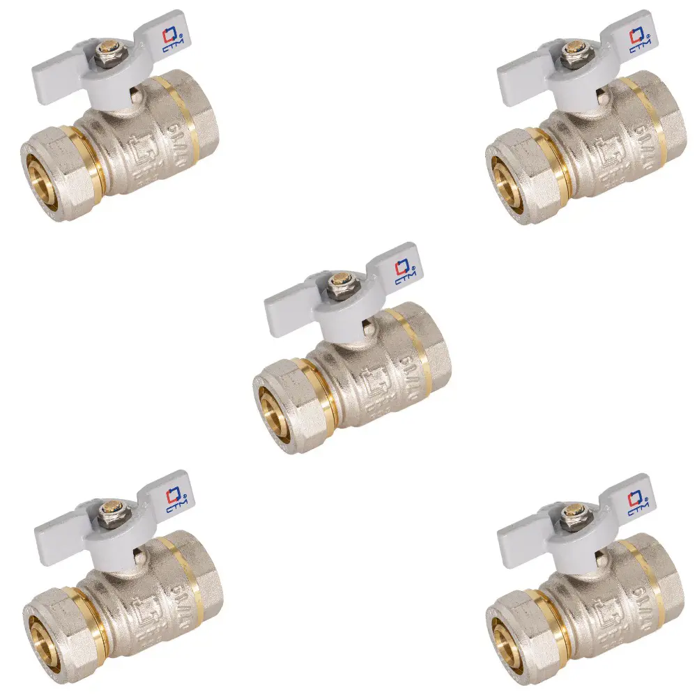 Фото Кран шаровой прямой СТМ CWPF1220K05 1/2"x20 мм ВР PN16 латунь ручка бабочка Фото Кран шаровой прямой СТМ CWPF1220K05 1/2"x20 мм ВР PN16 латунь ручка бабочка