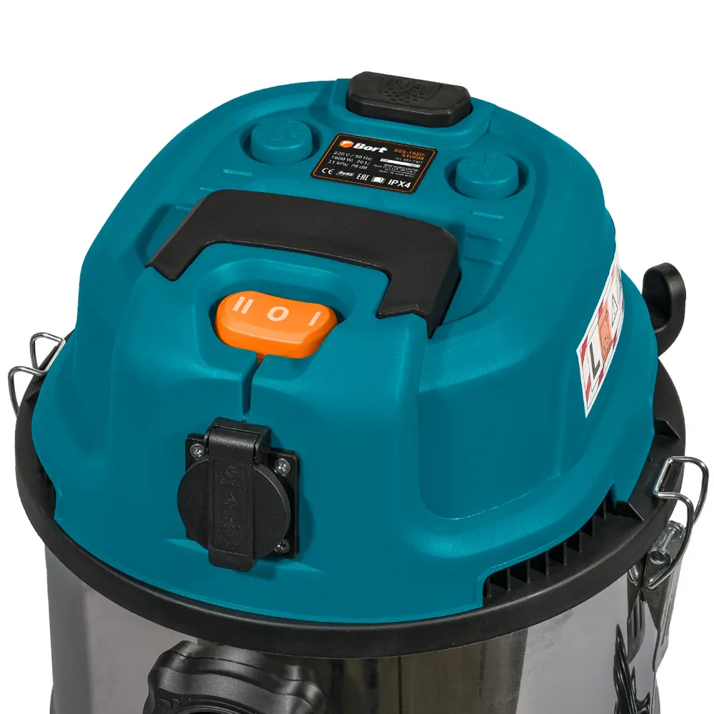 Фото 4 Пылесос строительный Bort BSS-1620-STORM 1600 Вт, 20 л Фото 4 Пылесос строительный Bort BSS-1620-STORM 1600 Вт, 20 л