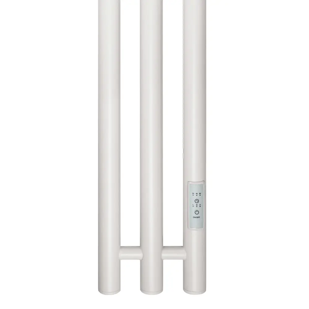 Фото 3 Полотенцесушитель электрический Primoclima Sol R E White 150x1500 мм 125 Вт с терморегулятором I-образный цвет белый матовый Фото 3 Полотенцесушитель электрический Primoclima Sol R E White 150x1500 мм 125 Вт с терморегулятором I-образный цвет белый матовый