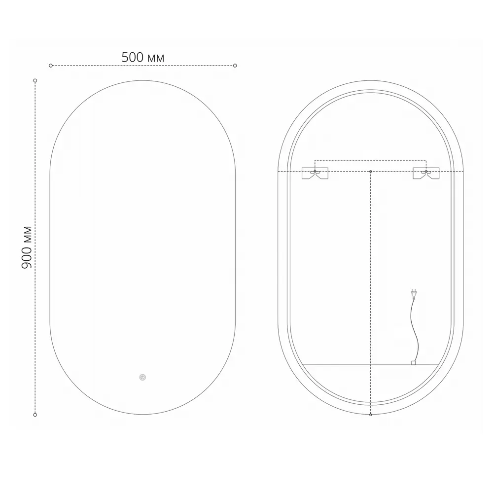 Фото 6 Зеркало для ванной Grossman Nero-промо 245090 с подсветкой 4.5x90см Фото 6 Зеркало для ванной Grossman Nero-промо 245090 с подсветкой 4.5x90см