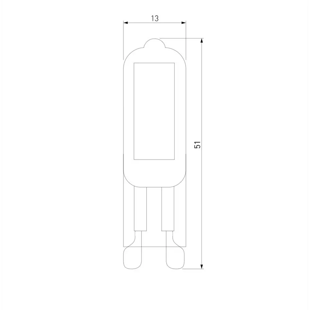 Фото 4 Лампа светодиодная Elektrostandard a058831 G9 230 В 3 Вт прямоугольная прозрачная 260 Лм теплый белый свет Фото 4 Лампа светодиодная Elektrostandard a058831 G9 230 В 3 Вт прямоугольная прозрачная 260 Лм теплый белый свет
