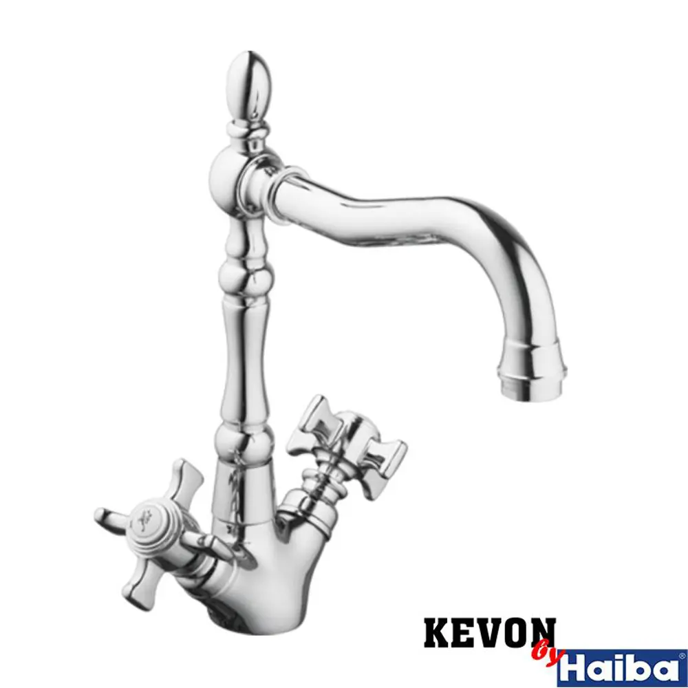 Фото Смеситель для кухни Kevon KV11033 поворотный излив 19.3 см цвет хром Фото Смеситель для кухни Kevon KV11033 поворотный излив 19.3 см цвет хром