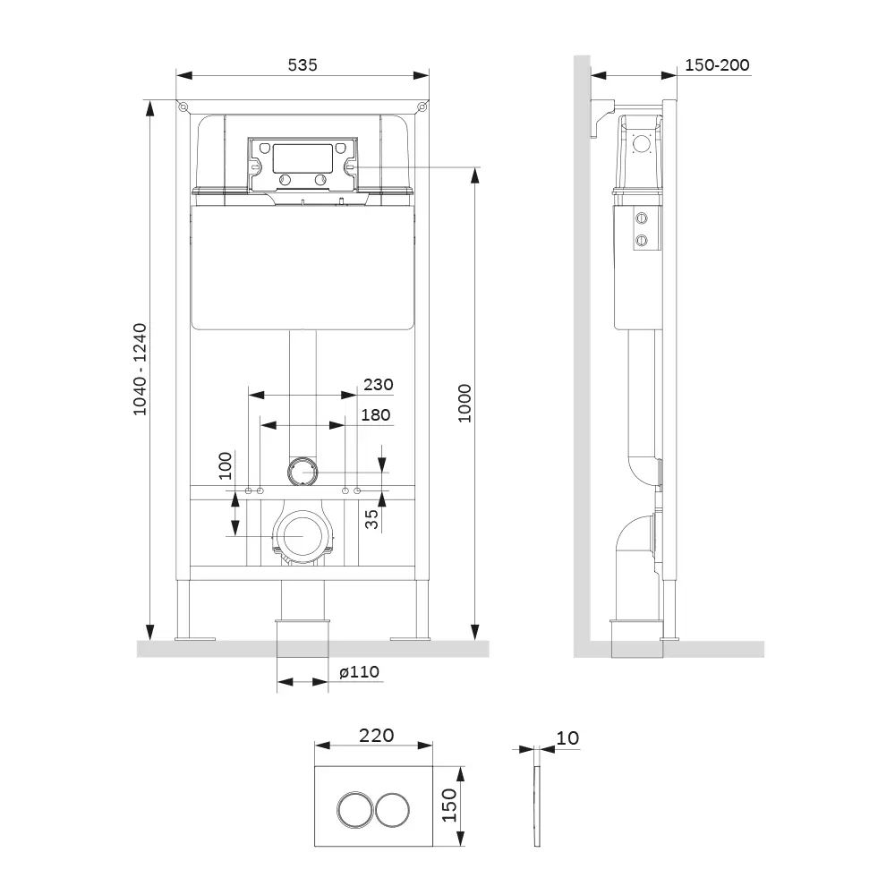 Фото 7 Комплект инсталляция с унитазом Damixa DX15.IS40138.1700 цвет белый Фото 7 Комплект инсталляция с унитазом Damixa DX15.IS40138.1700 цвет белый