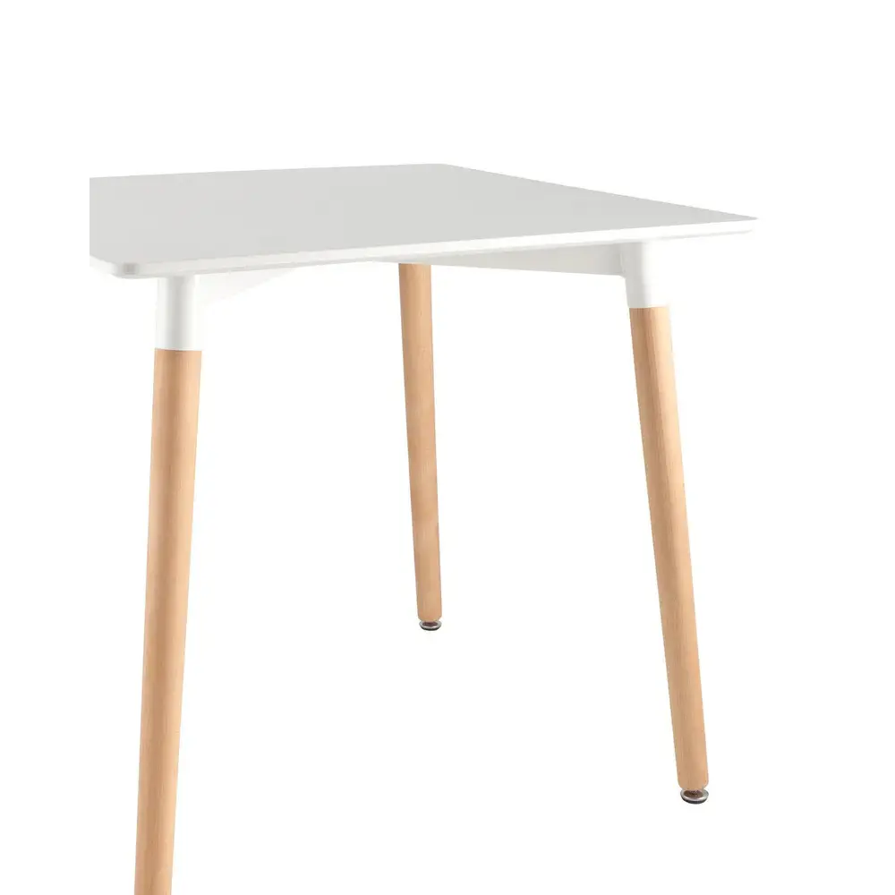 Фото 6 Кухонный стол квадратный Stool group Oslo 0x80 см МДФ цвет белый Фото 6 Кухонный стол квадратный Stool group Oslo 0x80 см МДФ цвет белый