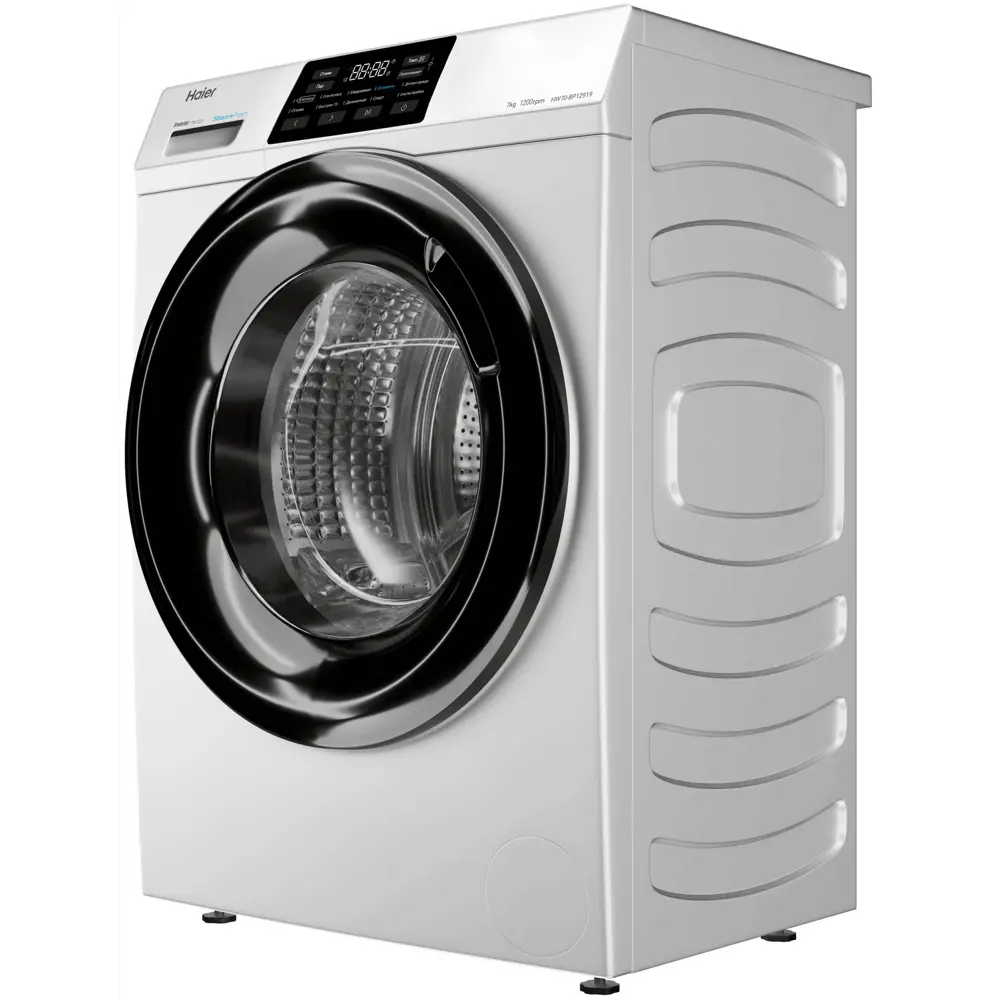 Фото Стиральная машина Haier Hw70-bp12919 59.5x85x46 см 6.5 кг цвет белый Фото Стиральная машина Haier Hw70-bp12919 59.5x85x46 см 6.5 кг цвет белый
