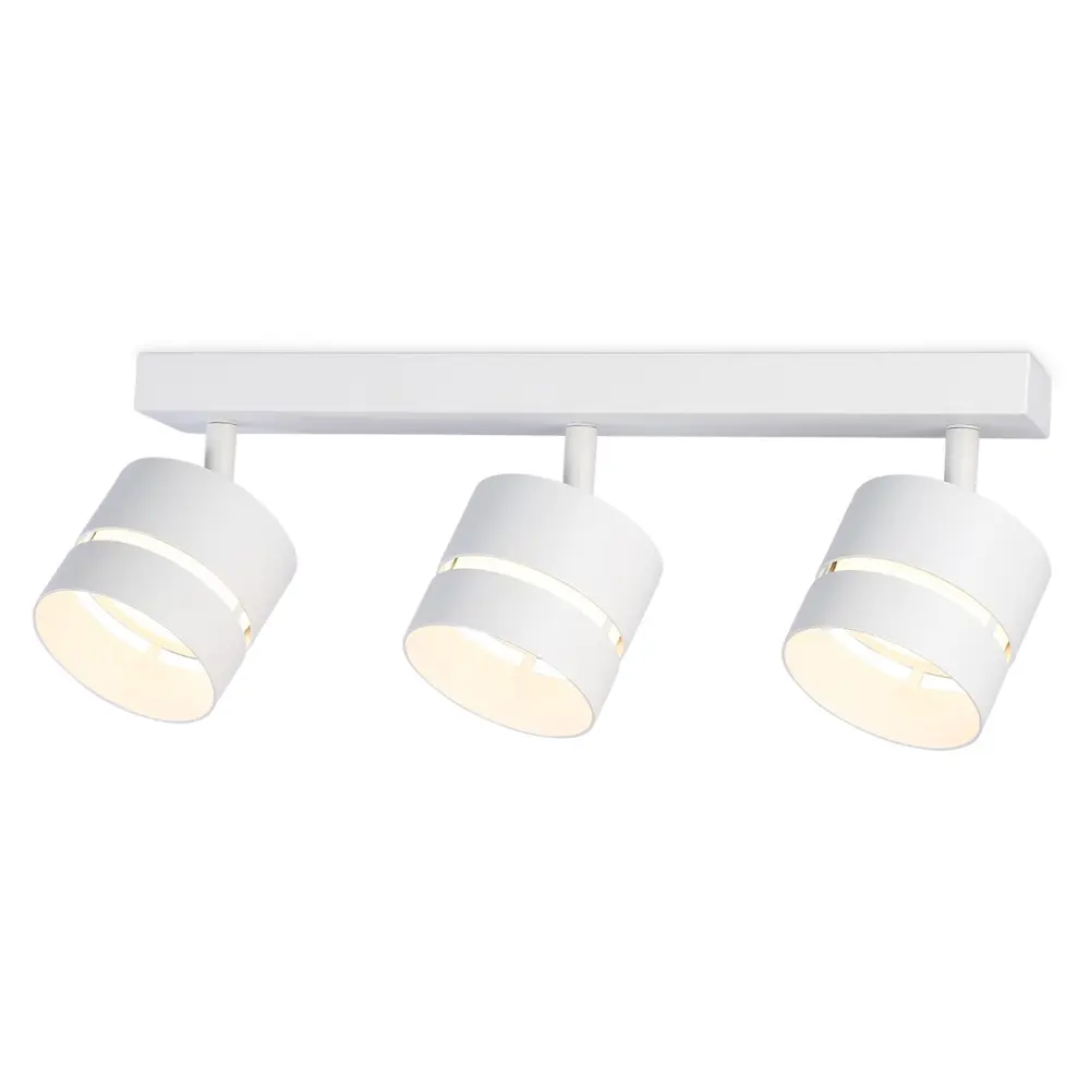 Фото Спот поворотный Ambrella light Tn71062 3 лампы 10 м² цвет белый Фото Спот поворотный Ambrella light Tn71062 3 лампы 10 м² цвет белый
