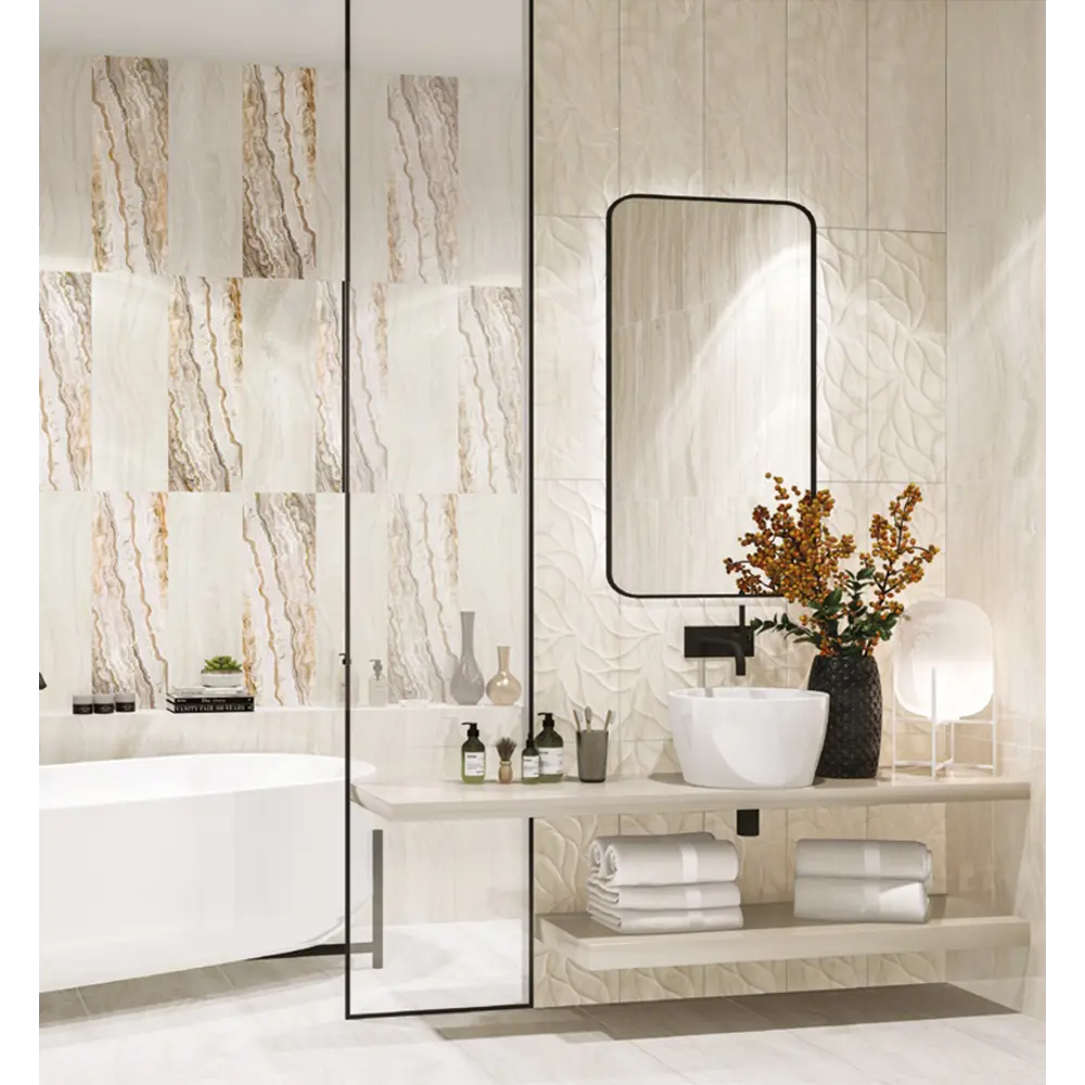 Фото Плитка Eletto ceramica 508371101 24.2x70см 1.02 м² цвет бежевый, цена за упаковку Фото Плитка Eletto ceramica 508371101 24.2x70см 1.02 м² цвет бежевый, цена за упаковку